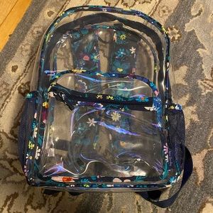 Nearly Brand New Clear Vera Bradley Paisley Backpack